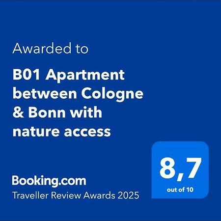 B01 Apartment Between Cologne & Bonn With Nature Access 特罗斯多夫 外观 照片